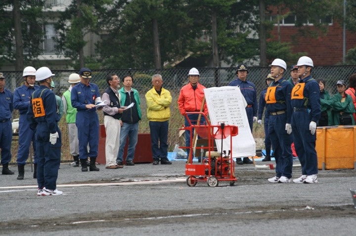 2008年度中野区軽可搬消火ポンプ操作大会